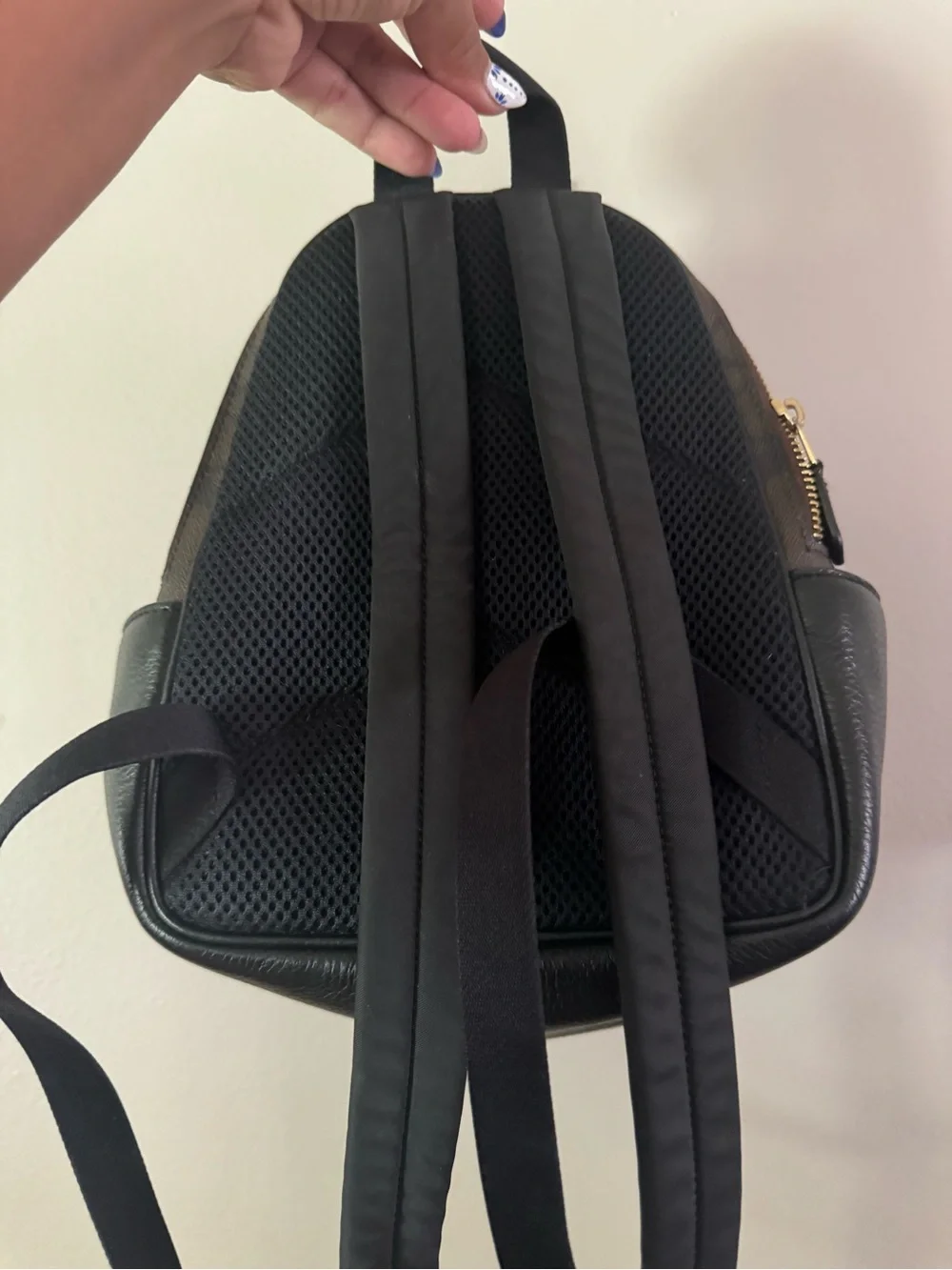 Coach Black Signature Mini Backpack
